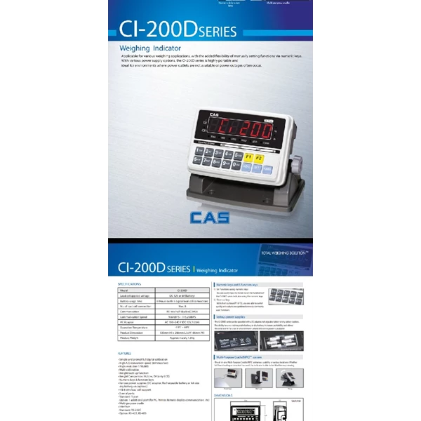 Digital Indikator timbangan  CAS CI-200D